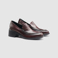 WOMENS ANNA VENETIAN LOAFER HEELS